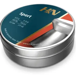 HN Sport .177 Cal, 8.18 Grains, 4.50mm, Wadcutter, 500ct