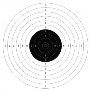 Air Pistol Target Paper (Set of 100)
