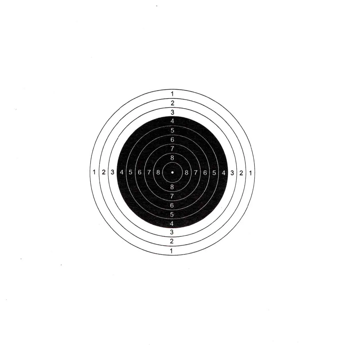 Air Rifle Target Paper (Set of 100)