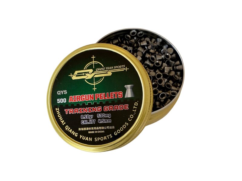 QYS Training Grade 4.49MM, .177 Cal, 500 Pellets